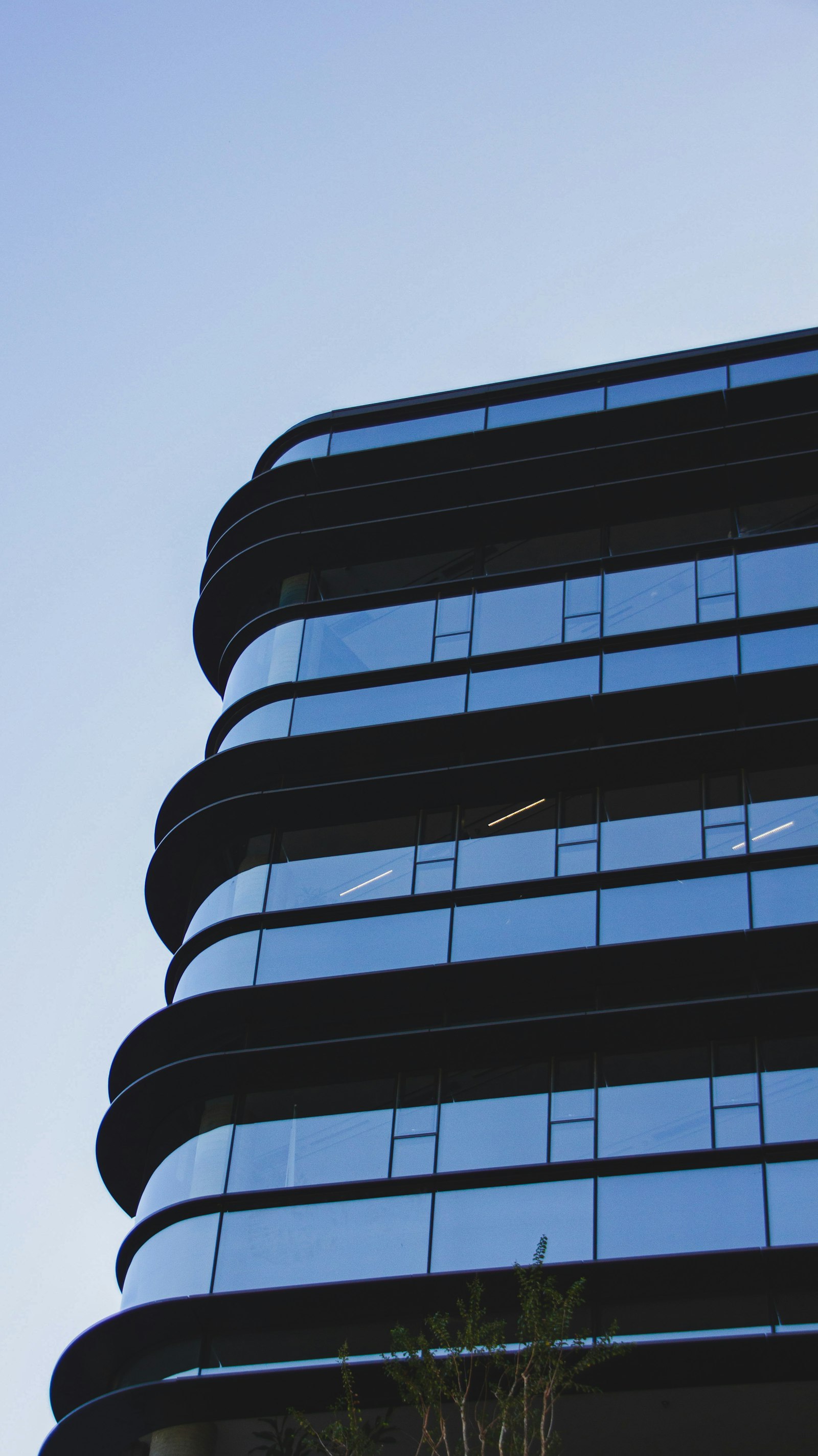 A modern bank building facade